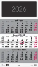 Väggkalender Triplaner Elegant 2026