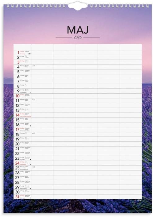 Familjekalender Seasons 2026