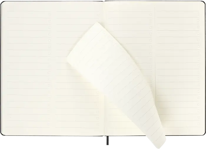 Kalender Moleskine Weekly Pro Vertical Svart hard XL 2027