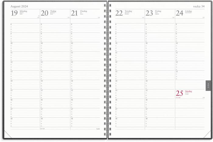 Veckojournal refill 2024