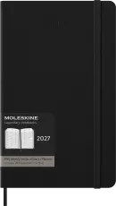 Kalender Moleskine Weekly Pro Vertical Svart hard large 2027
