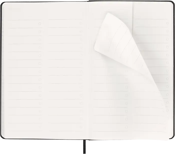 Kalender Moleskine Weekly Pro Vertical Svart hard large 2027