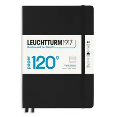 Leuchtturm Notebook A5 120g Ruled Black