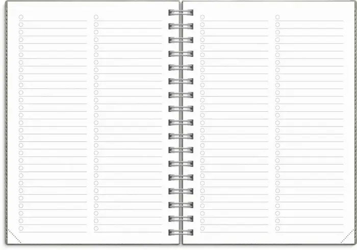 Kalender Senator A6 Twist grå 2027