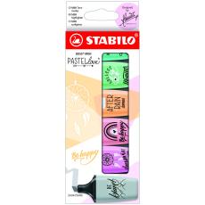 Överstrykningspenna,Stabilo,Boss,Mini,Pastellove,6/fp