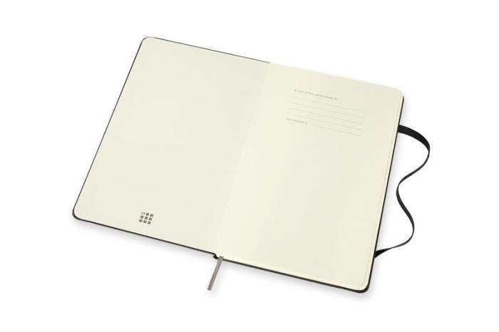 Moleskine Monthly Notebook svart hard large 2022