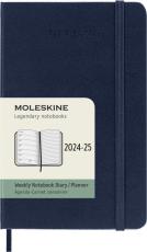 Moleskine Veckokalender Pocket hard 24/25 Sapphire Blue