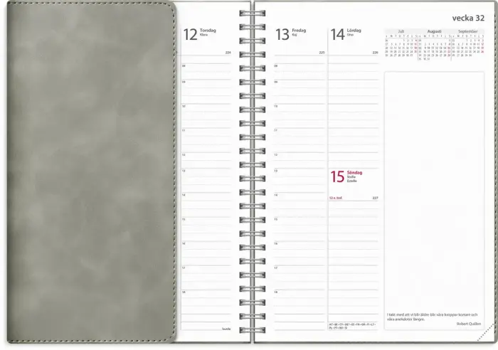 Kalender Business Twist grå 2027