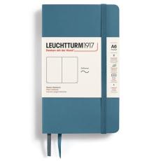 Anteckningsbok Leuchtturm1917 Soft A6 Stone Blue olinjerad