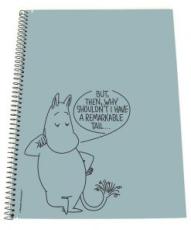 Kollegieblock A4 Mumin mint rutat 