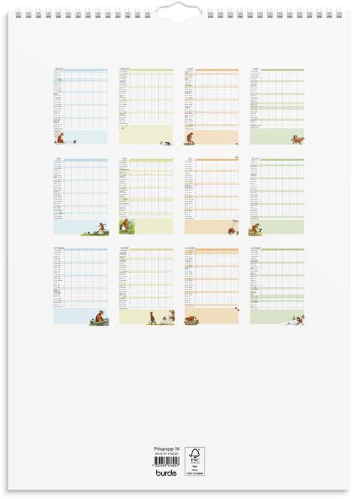 Familjekalender Mamma Mu 2025