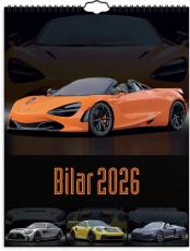 Väggkalender Bilar 2026