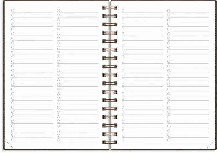 Kalender Senator A6 Twist brun 2027