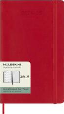 Moleskine Veckokalender L Soft 24/25 Red