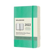 Moleskine Weekly Notebook Green soft pocket 2022