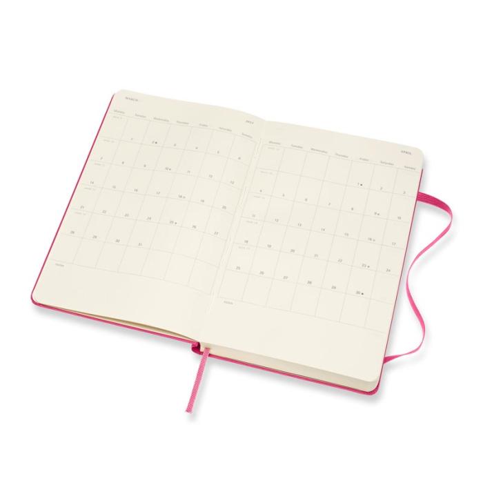 Moleskine Moleskine Daily Pink Hard Large 2022 - Kalenderkungen.se