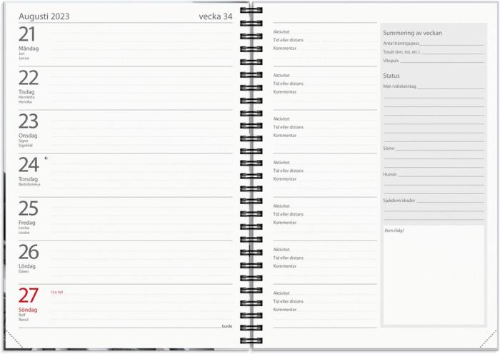 Träningskalender A5 2023