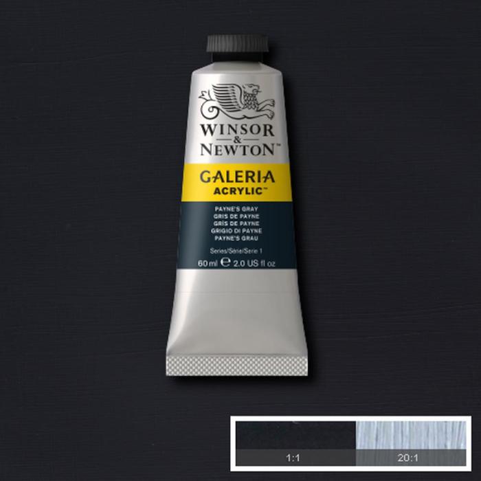 Akrylfärg Galeria 60ml Payne’s gray 465
