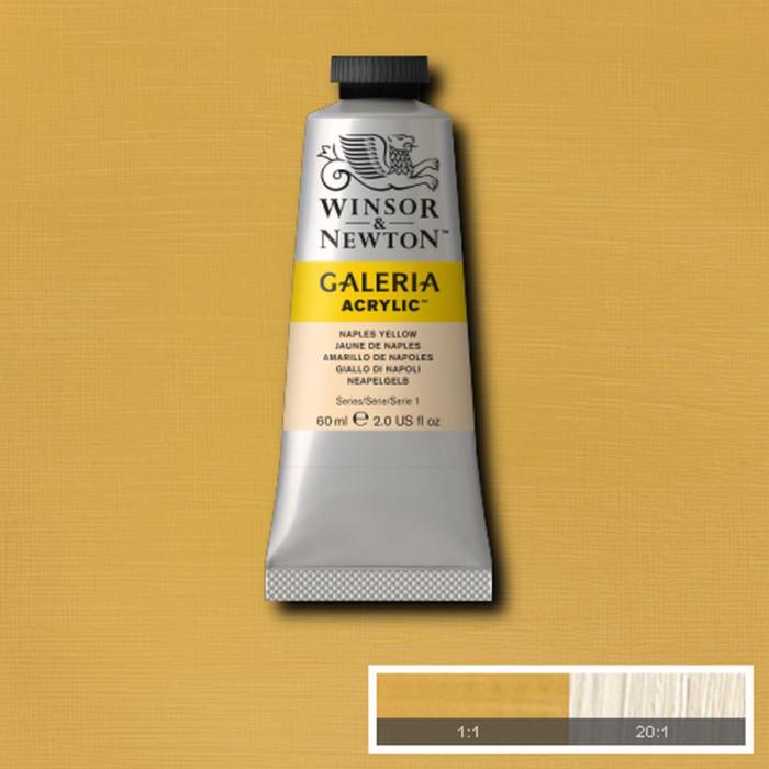 Akrylfärg Galeria 60ml Naples yellow 422 