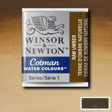 Akvarellfärg Cotman 1/2-kopp Raw umber 554