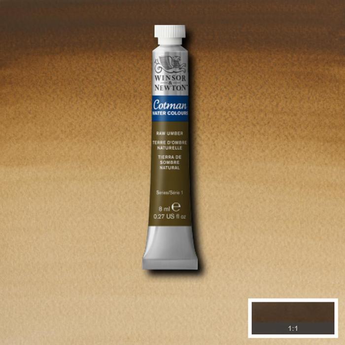 Akvarellfärg Cotman 8ml Raw umber 554