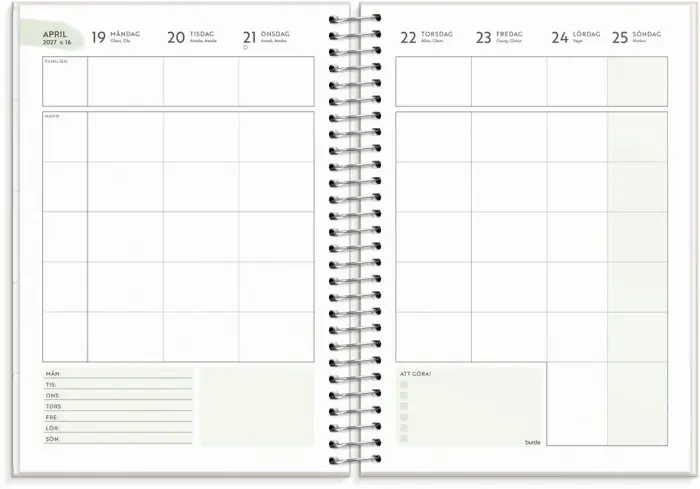 Kalender Life Organizer A5 Family 2027