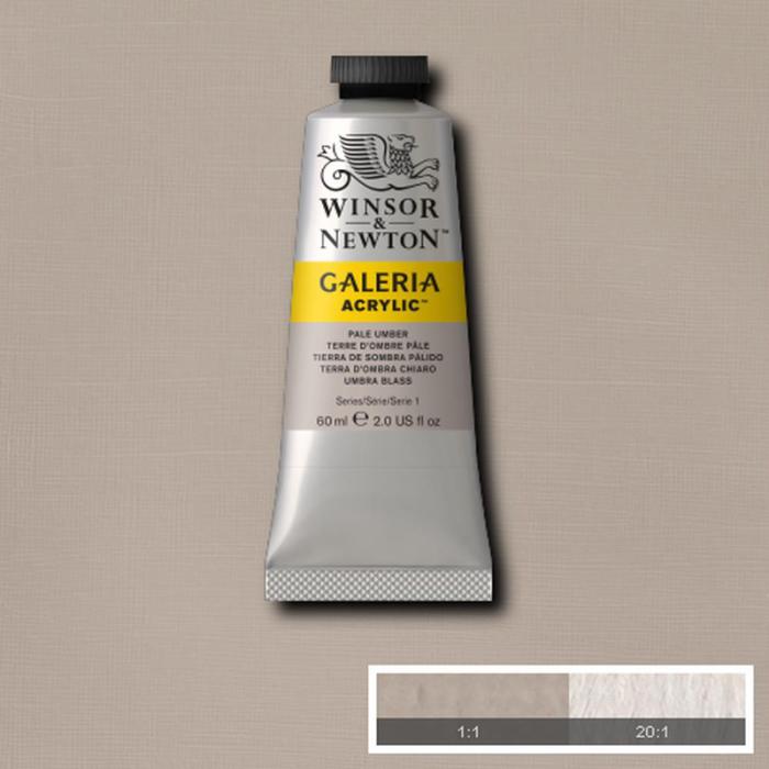 Akrylfärg Galeria 60ml Pale Umber 438