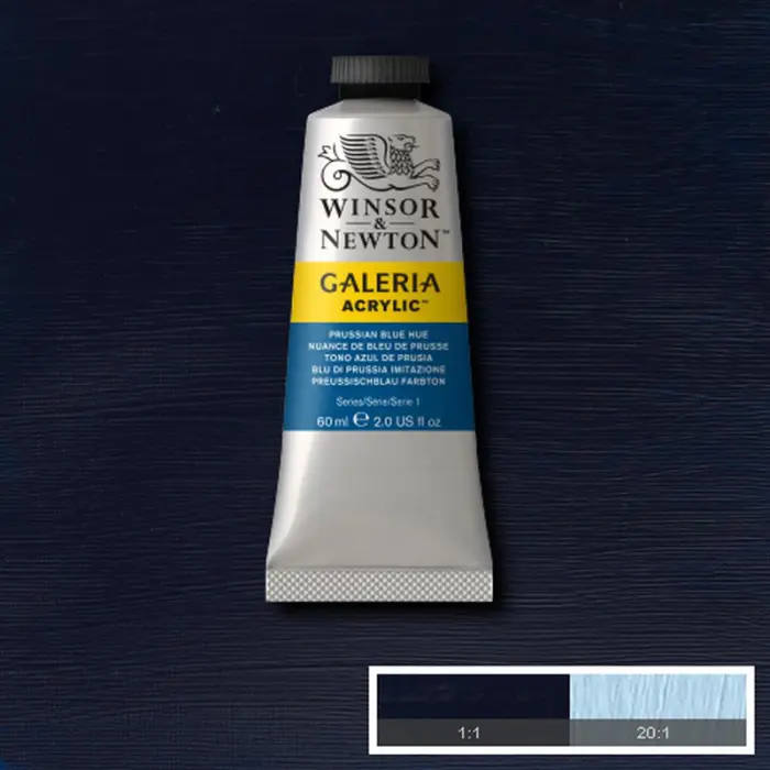 Akrylfärg Galeria 60ml Prussian Blue Hue 541