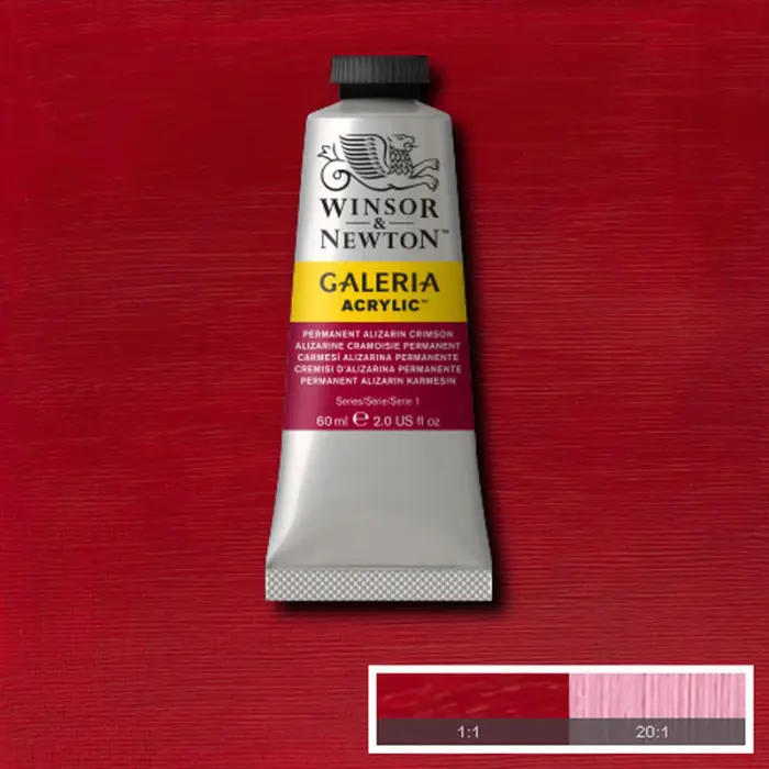 Akrylfärg Galeria 60ml Perm Aliz Crimson 466