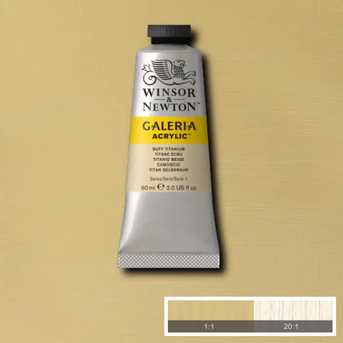 Akrylfärg Galeria 60ml Buff Titanium 060