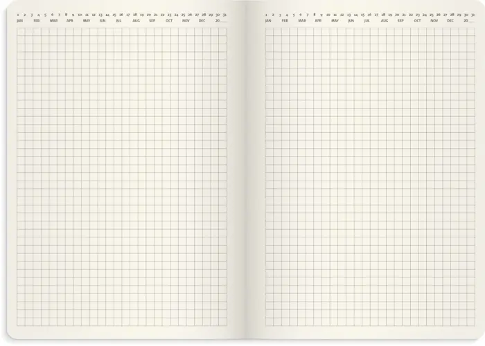 Stor Veckokalender Forma Deluxe svart 2026