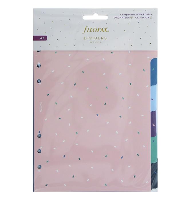 Filofax A5 Dividers Garden