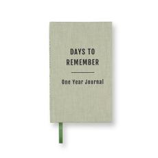 Days to remember One Year Journal Green Leaf 