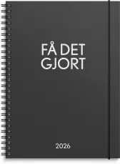 Kalender 2026 Få det gjort svart