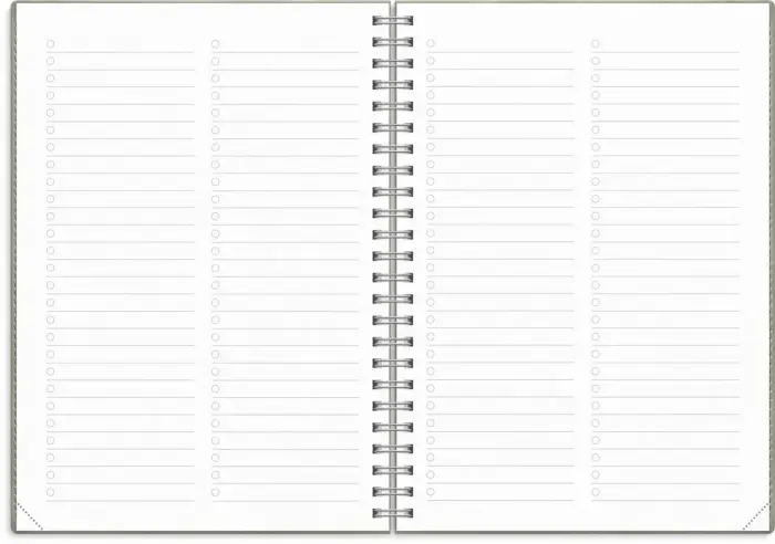 Kalender Senator A5 Twist grå 2027