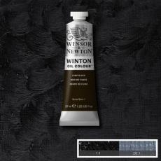 Oljefärg W&N Winton 37ml Lamp black 337