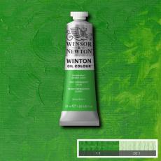 Oljefärg W&N Winton 37ml Permanent green light 483