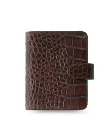 Filofax Classic Croc Pocket Chestnut