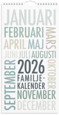 Familjekalender TrendArt 2026