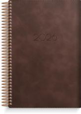 Dagbok Twist brun 2026