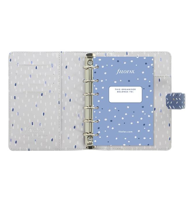Filofax Indigo Pocket Frost