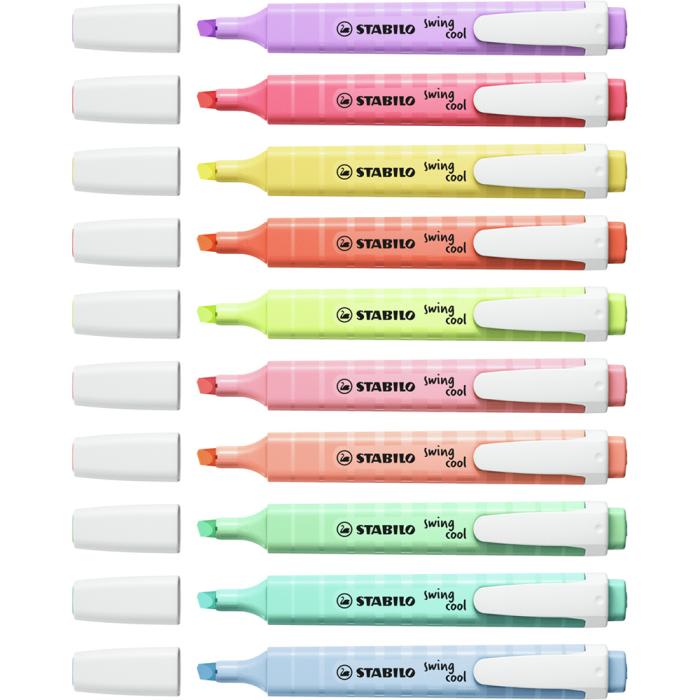 Stabilo Swing Cool 8-pack Pastell