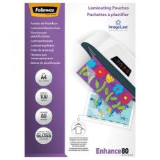 Lamingeringsfickor A4 100 x 80 Mikron Blank