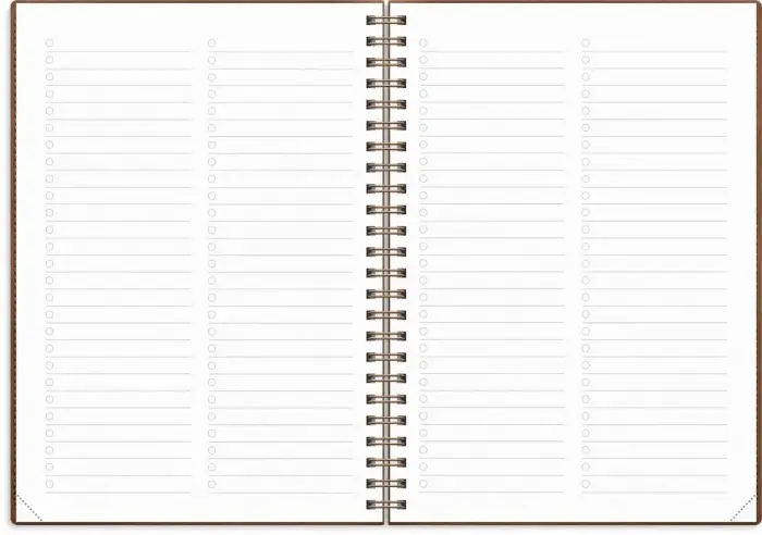 Kalender Senator A5 Twist brun 2027