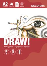 Ritblock DRAW A2 160g 50ark