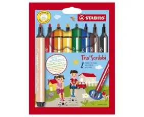 Färgpennor Stabilo Scribbi