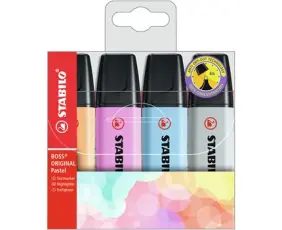 Stabilo Boss 4-pack pastell version 3