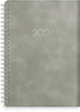 Kalender Senator A5 Twist gr&aring; 2027