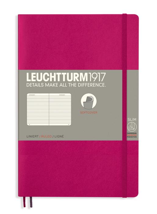 Leuchtturm Notebook ruled berry