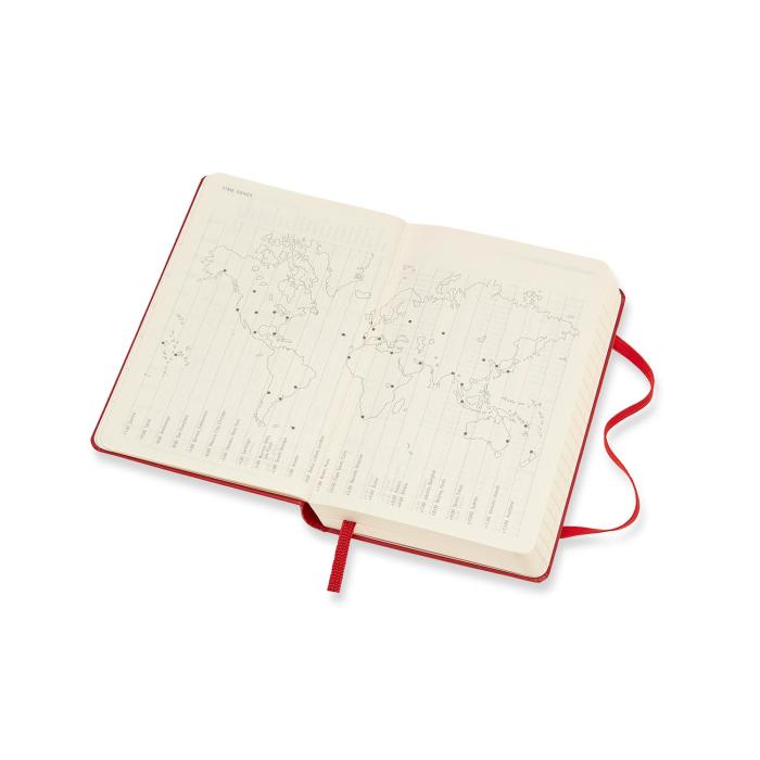 Moleskine Moleskine Daily Red Hard Pocket 2021 - Kalenderkungen.se